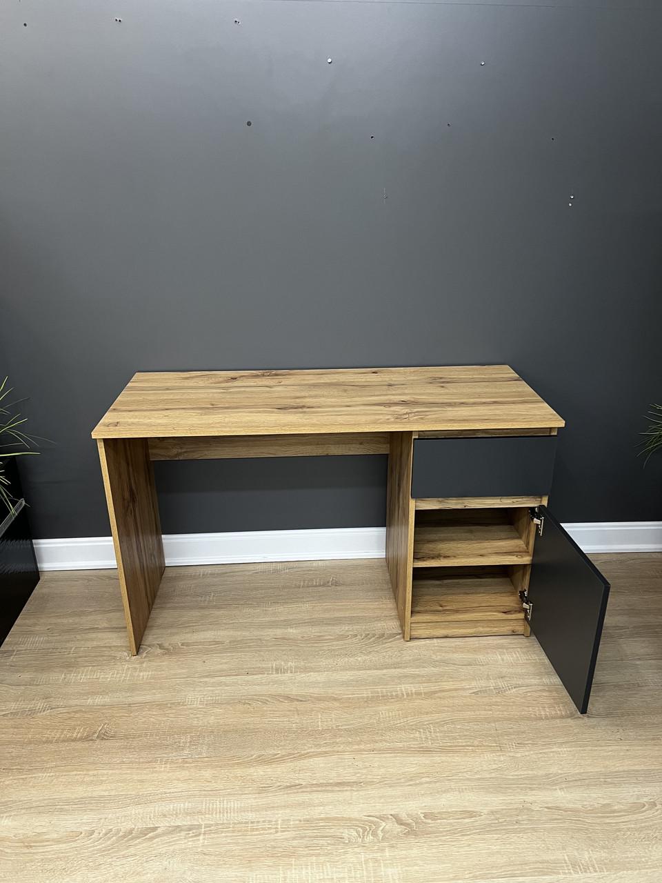 Стіл письмовий без ручок Лайт 1250х750х530 мм Дуб Аппалачі/Антрацитовий - фото 5 Стіл письмовий без ручок Лайт 1250х750х530 мм Дуб Аппалачі/Антрацитовий - фото 5