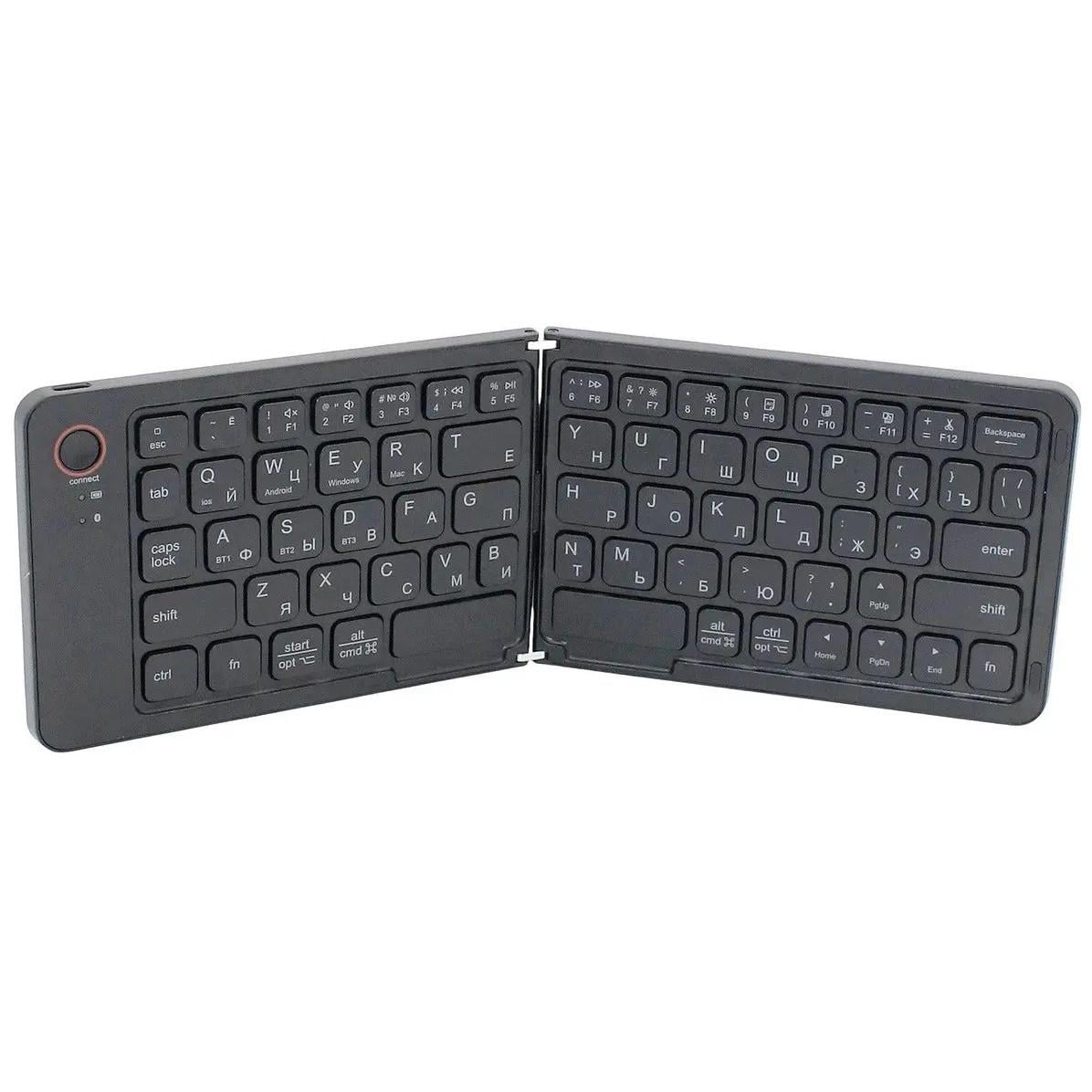 Клавиатура складная беспроводная 1981 B023 2,4GHz Black (3_06350)