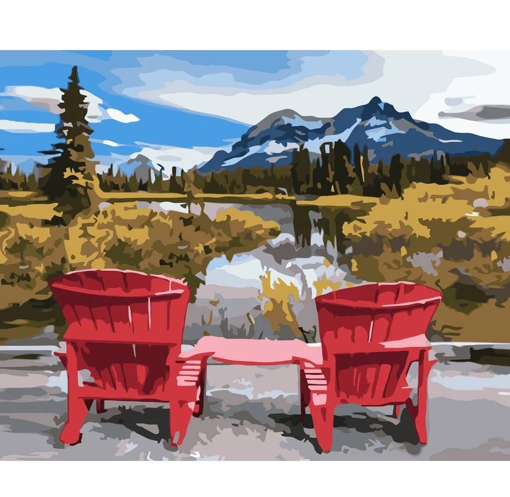 Картина по номерам Strateg Вид на природу 40x50 см (VA-3192)