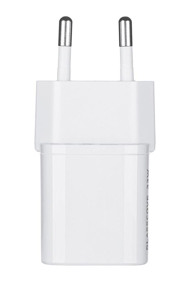 Зарядний пристрій Glasscove GAN TC-099BPQ33 3A 33W USB/Type C White (3_02179) - фото 3