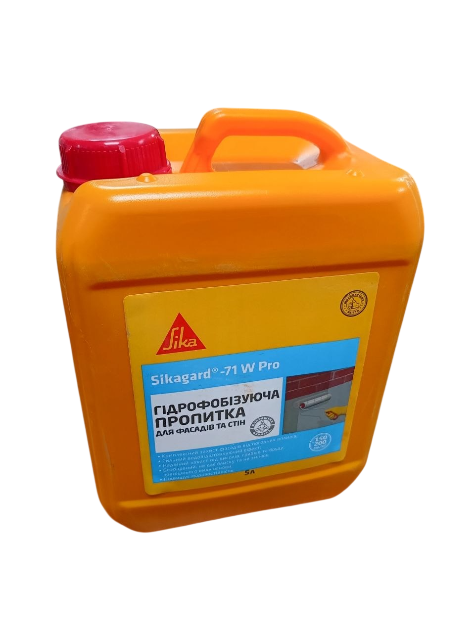 Захисне покриття для фасадів Sikagard 71 W PRO 5 л Безбарвний (524626)