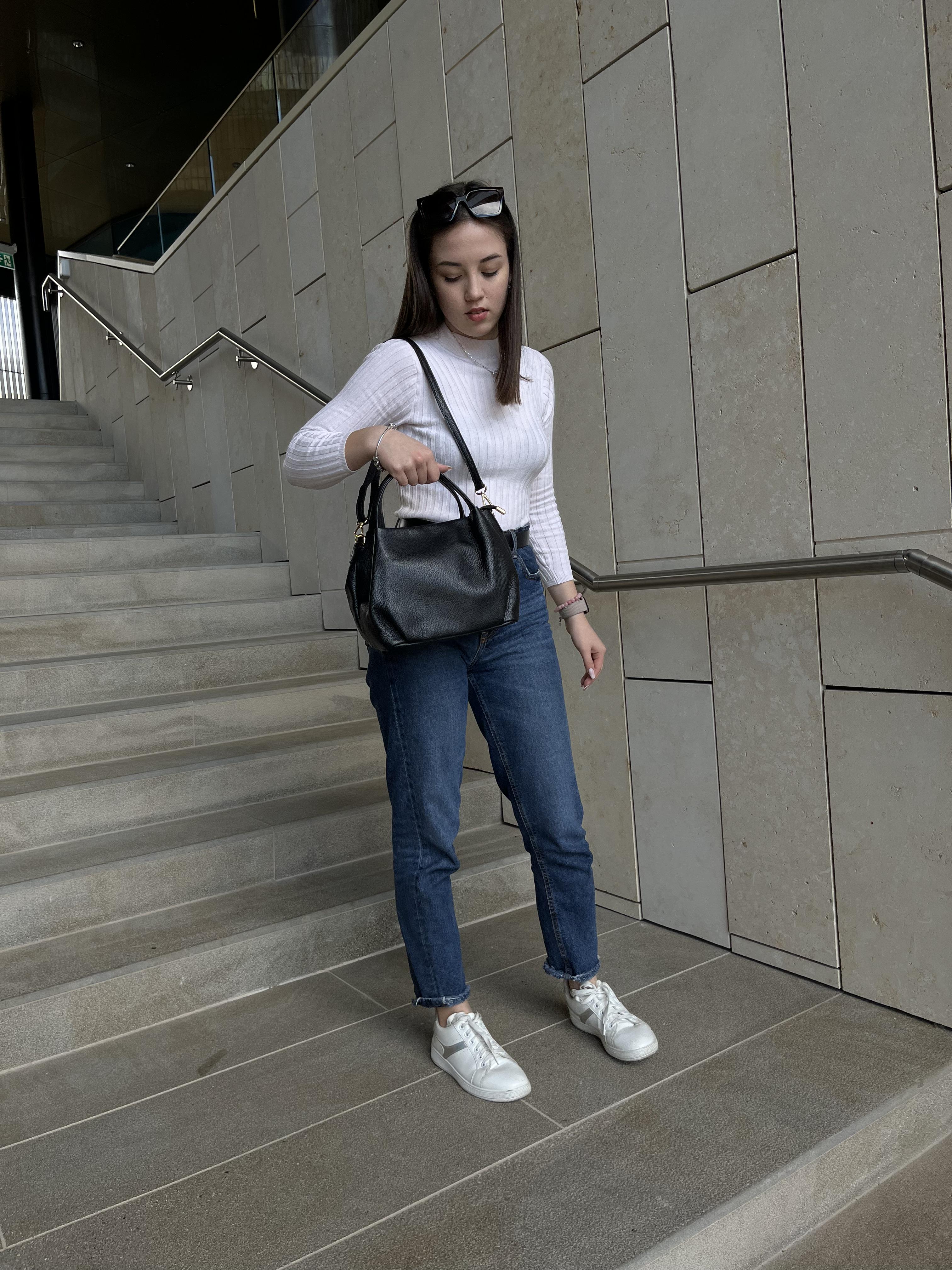 Сумка женская из натуральной кожи Черный (IT-1026-1) - фото 2 Сумка женская из натуральной кожи Черный (IT-1026-1) - фото 2