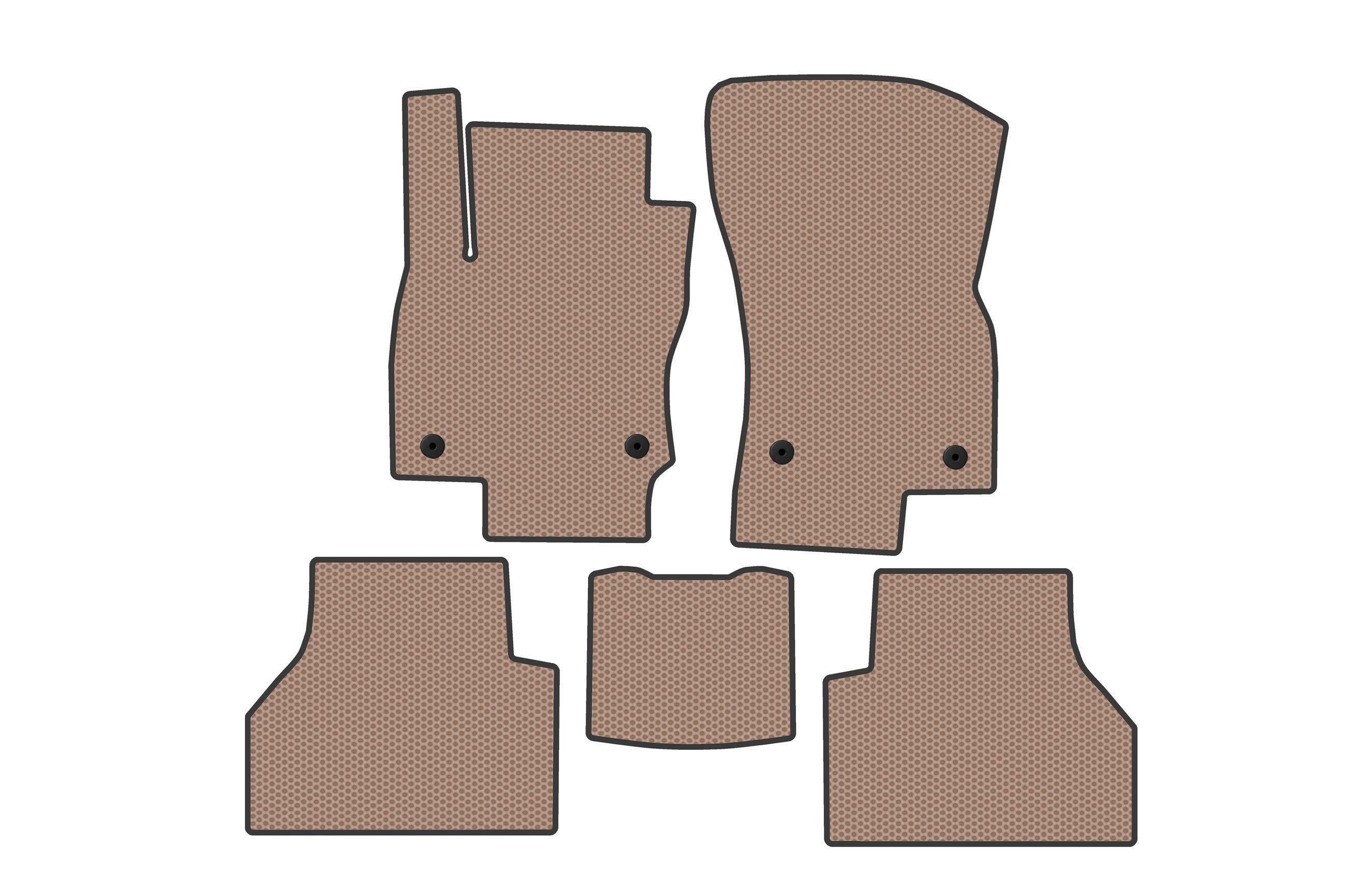 Коврики резиновые Digital Designs Carsuit для Volkswagen Caddy 2020- г. Бежевый (185570)