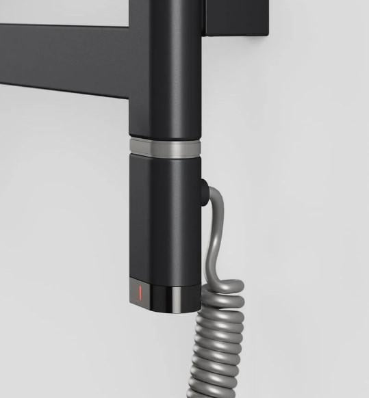 ТЭН электрический Terma ONE кабель в розетку D 200 Вт 30x40 мм Black mat (108)