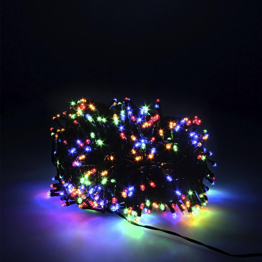 Гирлянда новогодняя RD-102 точка большая 300 LED Черный/Микс Гирлянда новогодняя RD-102 точка большая 300 LED Черный/Микс