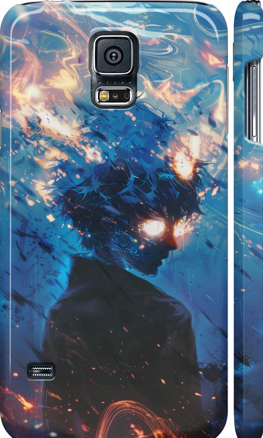Чехол на Samsung Galaxy S5 Duos SM G900FD Сатору Годжо (6129m-62-42517)