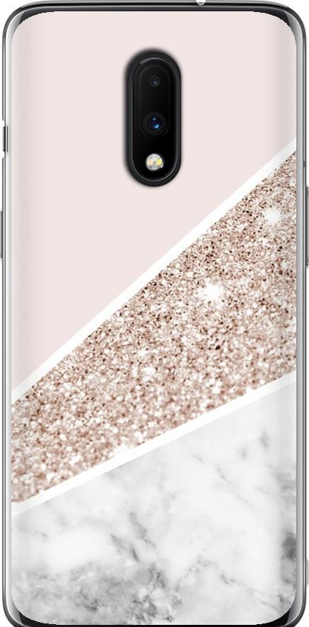 Чехол на OnePlus 7 Пастельный мрамор (4342t-1740-42517)
