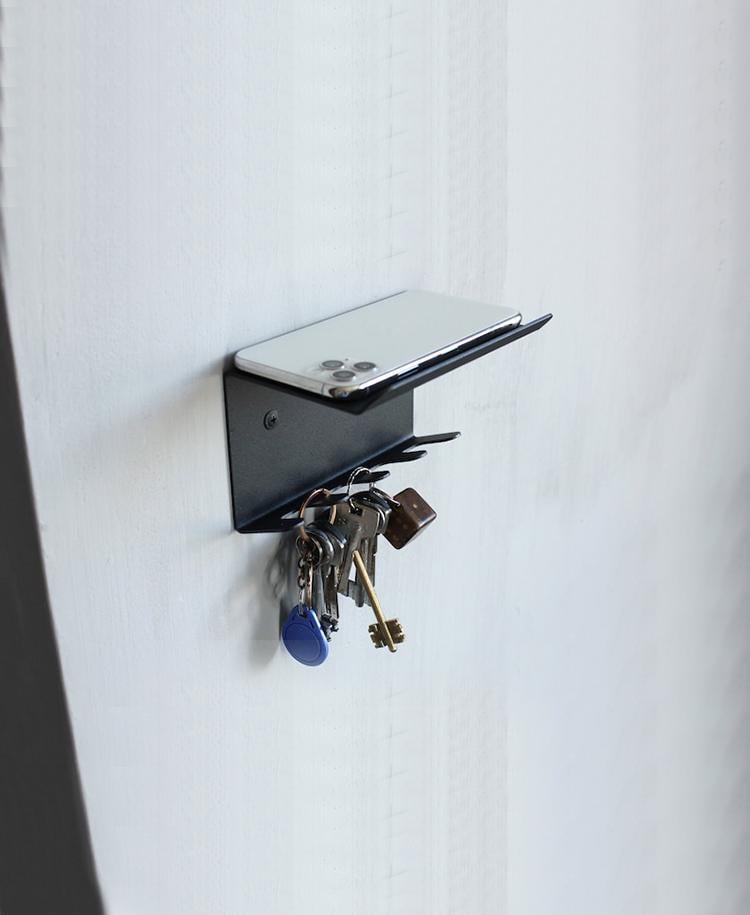 Ключница с полочкой NC Home Черный (110253)