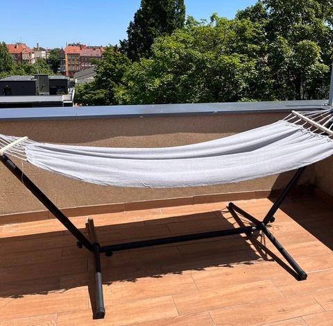 Гамак двухместный стальной каркас деревянные распорки до 250 кг Серый - фото 13 Гамак двухместный стальной каркас деревянные распорки до 250 кг Серый - фото 13