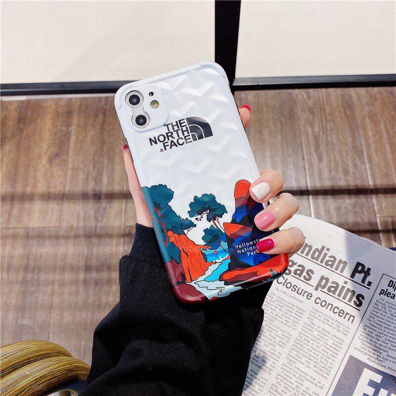 Чехол для iPhone 11 Pro Max The North Face "Йеллоустоун" Белый
