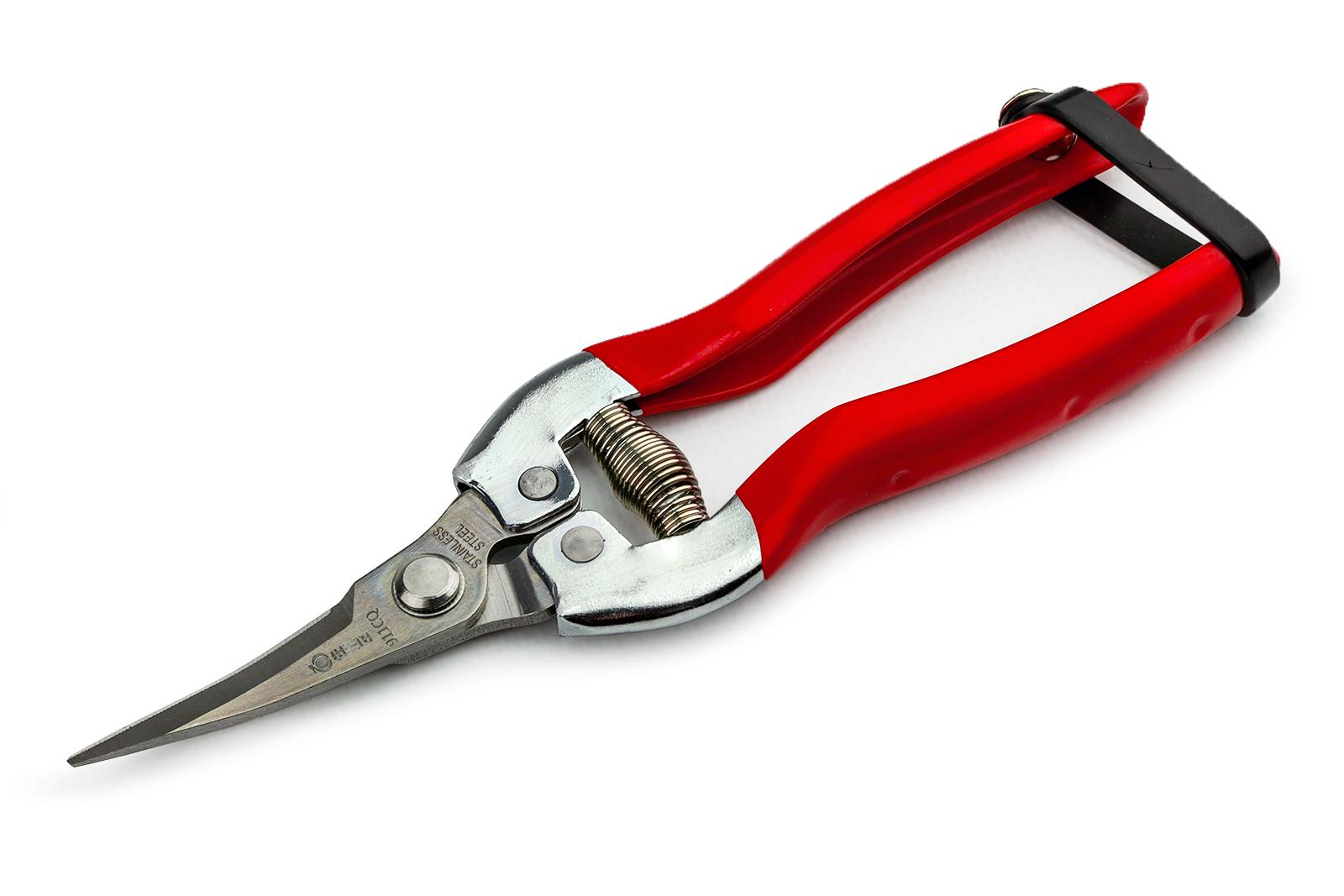 Ножиці садові Sagawata з нержавіючої сталі вигнуті 185 мм (911CQ) Ножиці садові Sagawata з нержавіючої сталі вигнуті 185 мм (911CQ)