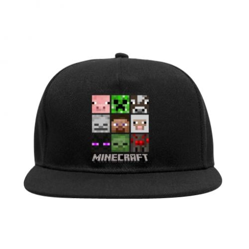 Снепбек Minecraft character heads Черный (10007800-2-160920)