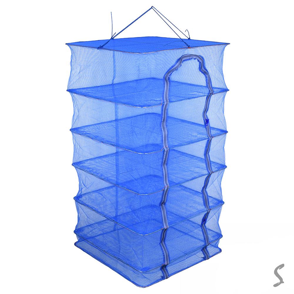 Сетка для сушки рыбы U 5 ярусов 50х50х95 см (MH-5891-50) - фото 2 Сетка для сушки рыбы U 5 ярусов 50х50х95 см (MH-5891-50) - фото 2