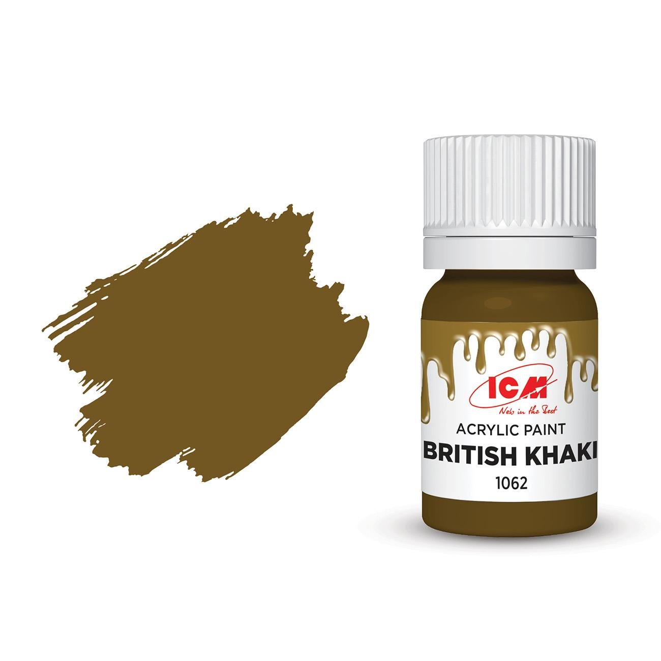 Акрилова фарба ICM Британський хакі (1062)