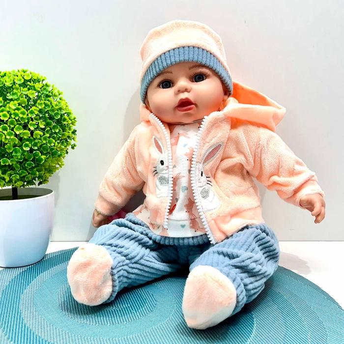Кукла пупс Мой малыш мягконабивная 44 см (M 5924 C)