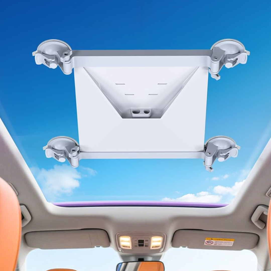 Кріплення автомобільне для Starlink mini на присосках Білий