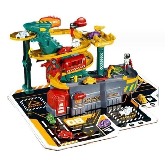 Игровой набор Гараж Динозавр 2 этажа (388-590)