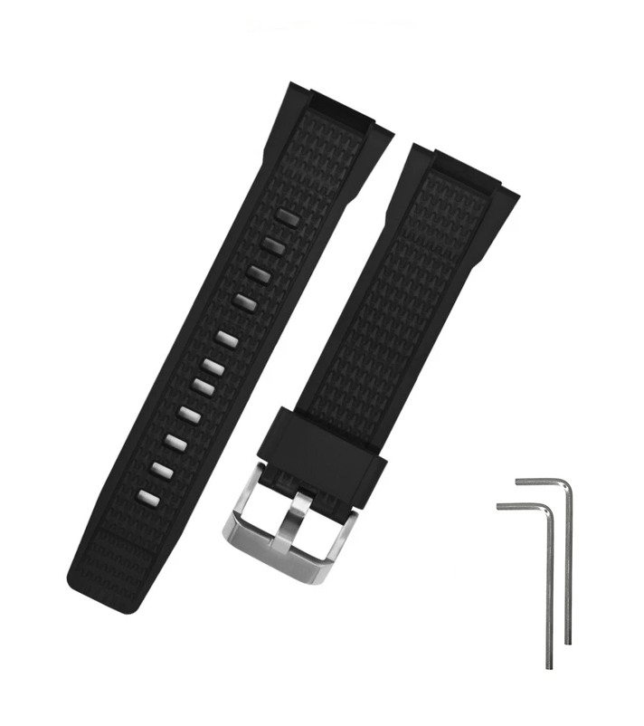 Ремінець для Casio G-Shock MTG-B3000 Black SLBK (4187)