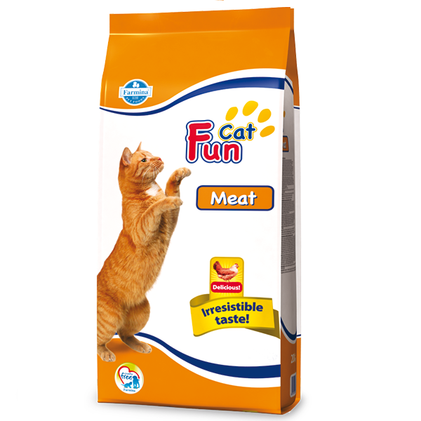 Корм сухой полнорационный Farmina Fun Cat для взрослых кошек с мясом 20 кг (2998381715) Корм сухой полнорационный Farmina Fun Cat для взрослых кошек с мясом 20 кг (2998381715)