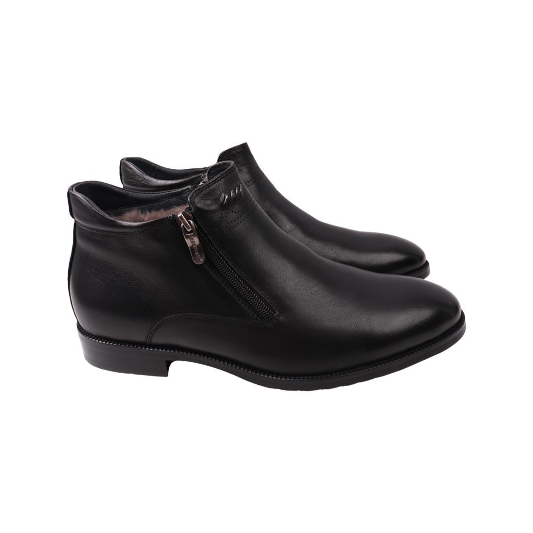 Ботинки мужские Brooman из кожи р. 42 Черный (881-22ZH)