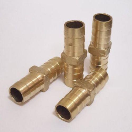 Соединительная трубка Lexline К.1653-В D14 для ремонта шлангов латунь - фото 2