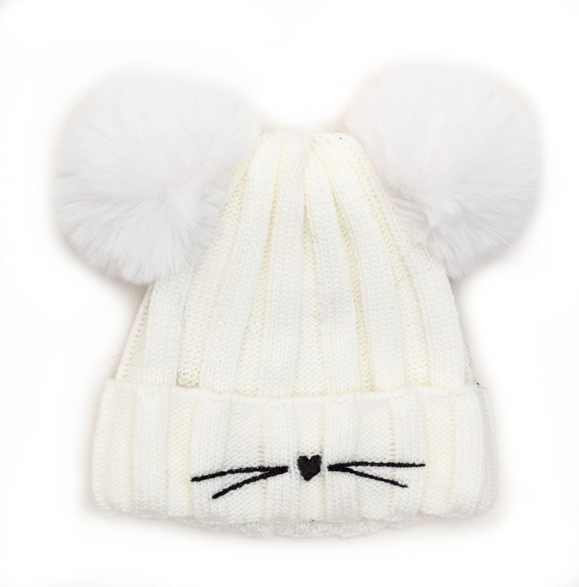 Шапка детская зимняя Alex Минни 46-50 см Белый Шапка детская зимняя Alex Минни 46-50 см Белый