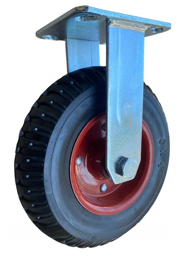 Колесо бандажне для тачки у неповоротному кронштейні 200 мм (2579433439)