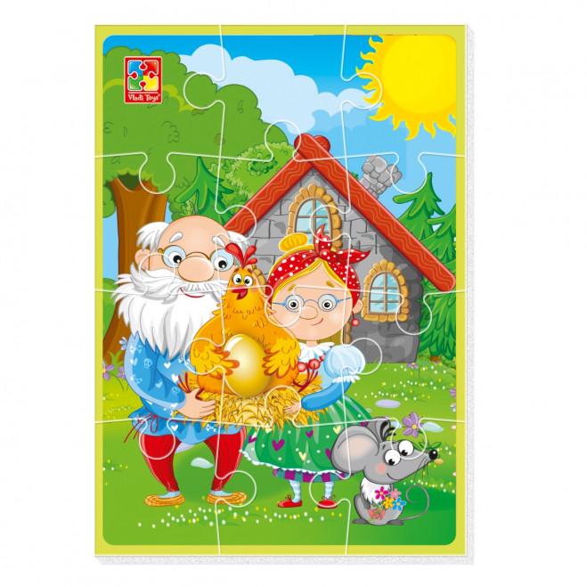 Пазлы Vladi Toys Курочка Ряба VT1103-96 (4820234764471)