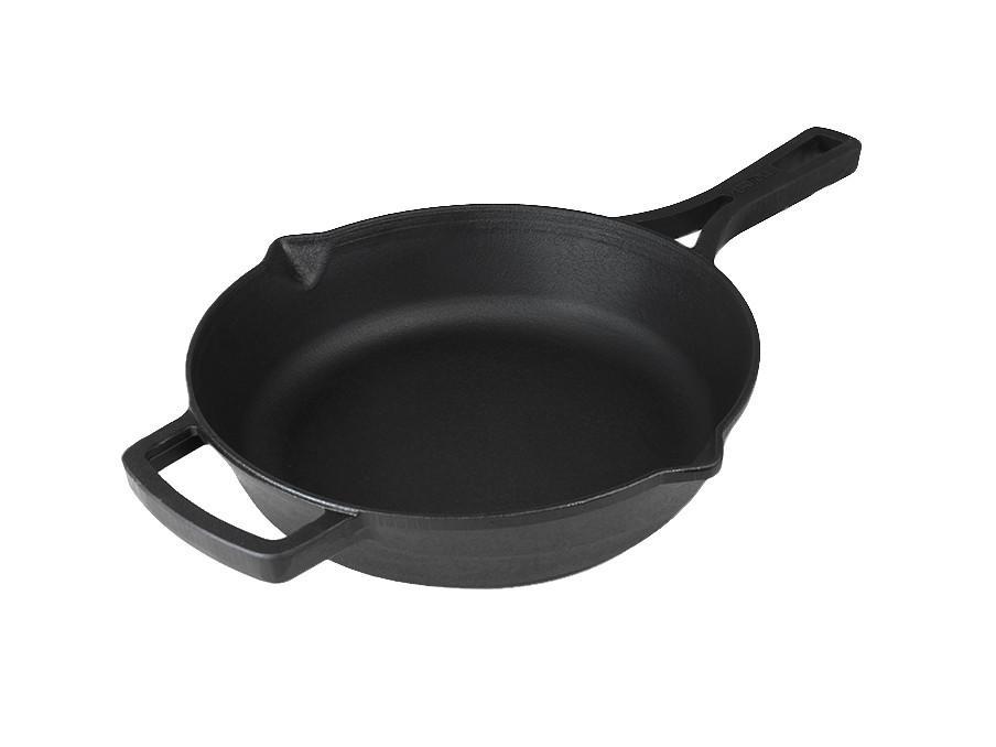 Сковорода чугунная Brizoll с литой ручкой 240х60 мм