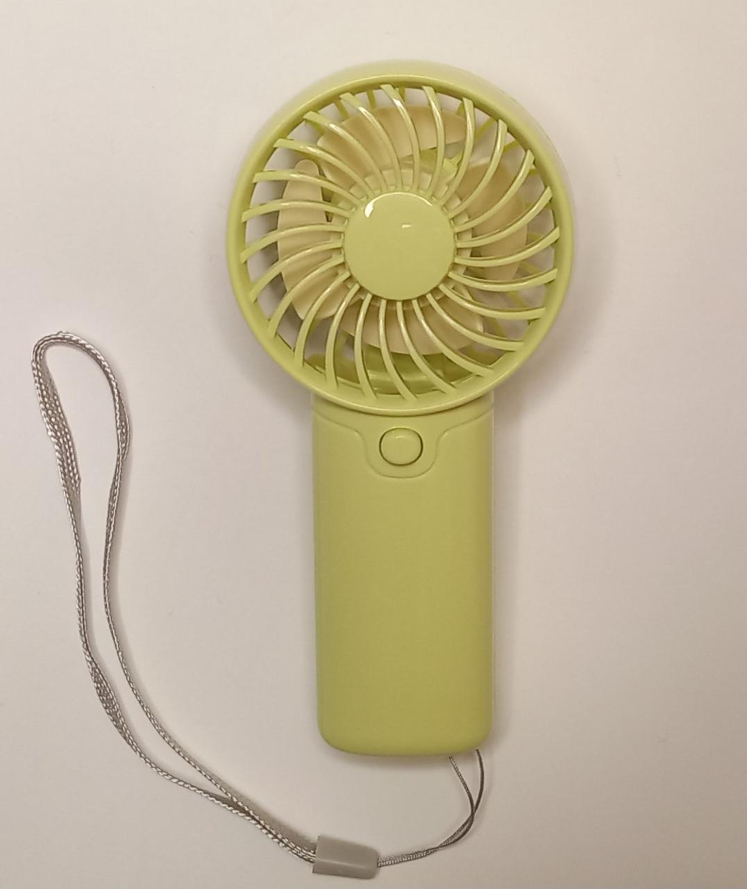 Вентилятор ручной от 2 батареек ААА Салатовый (WF17G) - фото 3 Вентилятор ручной от 2 батареек ААА Салатовый (WF17G) - фото 3