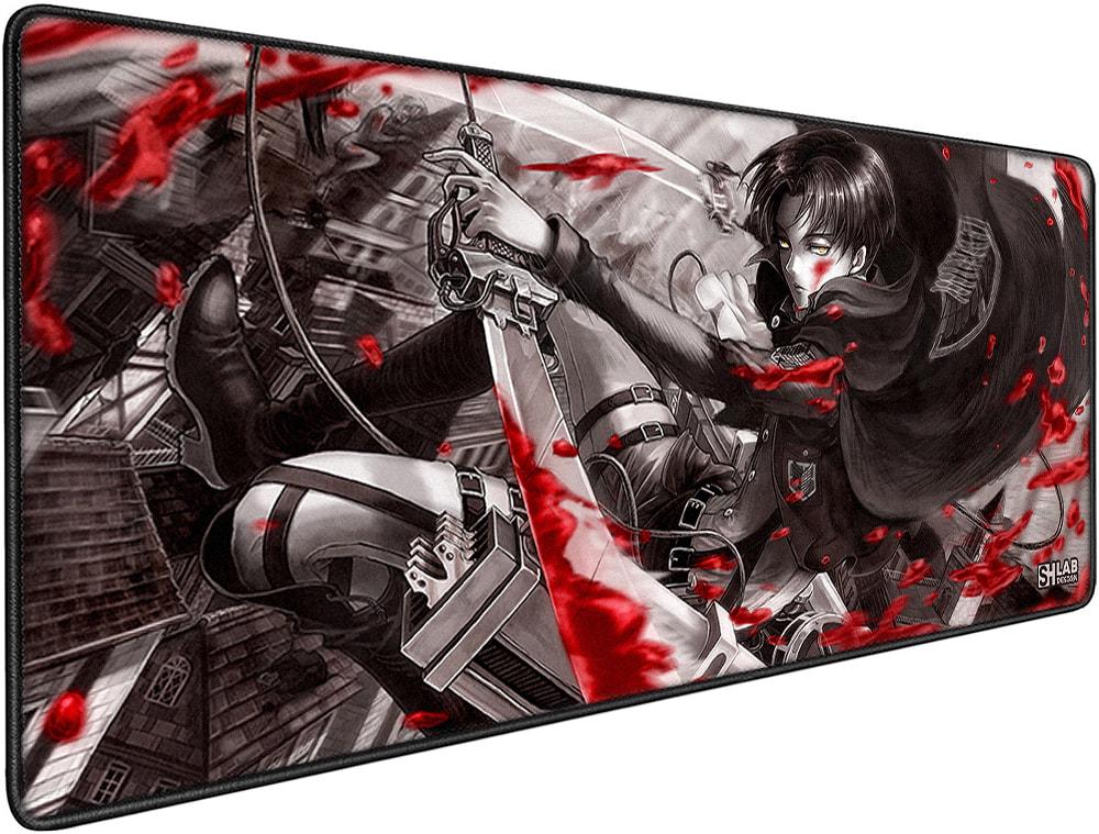 Коврик для мышки SHLab Levi Attack On Titan SHM-34 70х30 см (35513)