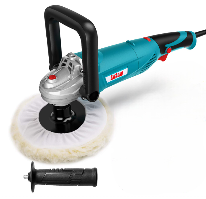 Ротаційний полірувальник ENEACRO 1200W для полірування та воскування авто та човників 6 швидкостей/знімна ручка 180/150 мм (2862600250) Ротаційний полірувальник ENEACRO 1200W для полірування та воскування авто та човників 6 швидкостей/знімна ручка 180/150 мм (2862600250)