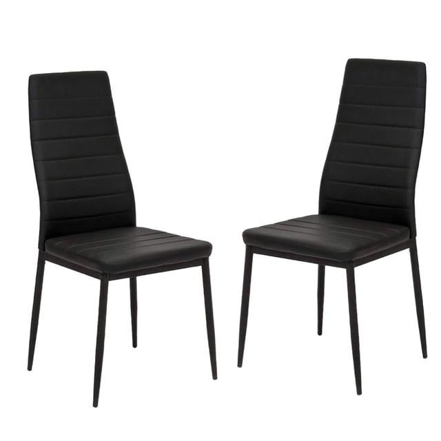 Стул обеденный Bonro B-016 2 шт. Черный (2522928460)