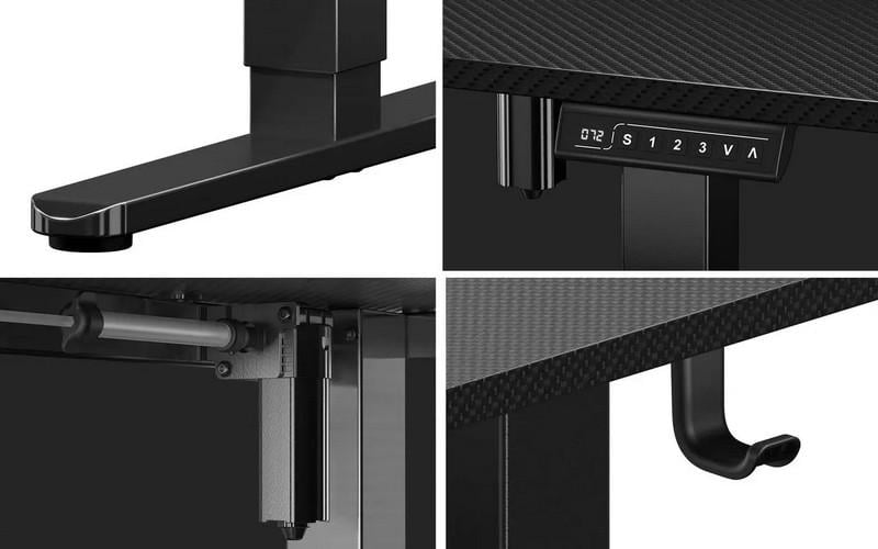 Комп'ютерний стіл Huzaro Hero 8.2 з електричним регулюванням Black (melv1_Hero 8.2) - фото 3 Комп'ютерний стіл Huzaro Hero 8.2 з електричним регулюванням Black (melv1_Hero 8.2) - фото 3