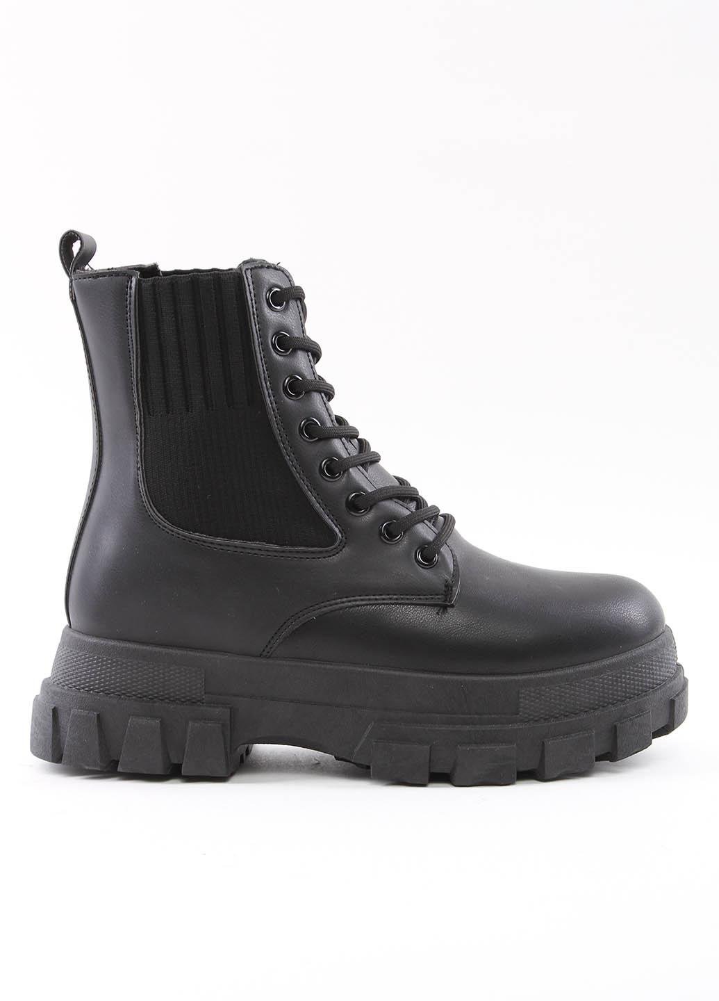 Черевики жіночі зимові Stilli на хутрі 338711 р. 37 Чорний (338711_37)