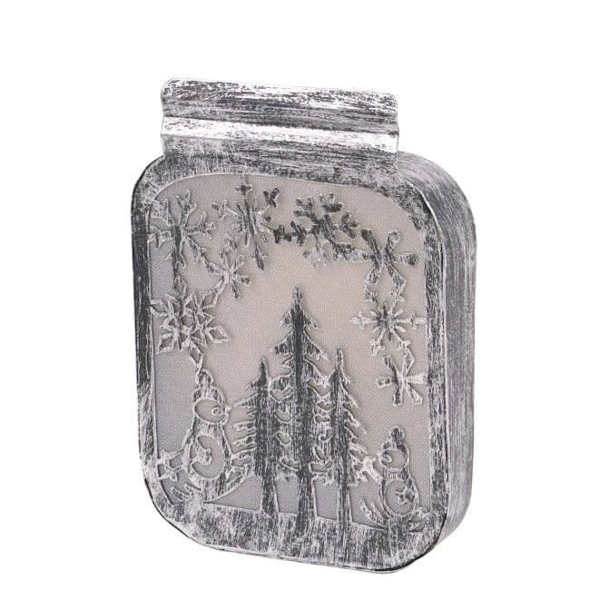 Декорация новогодняя металлическая с LED-подсветкой 20 см (DNS-JL-5095N)