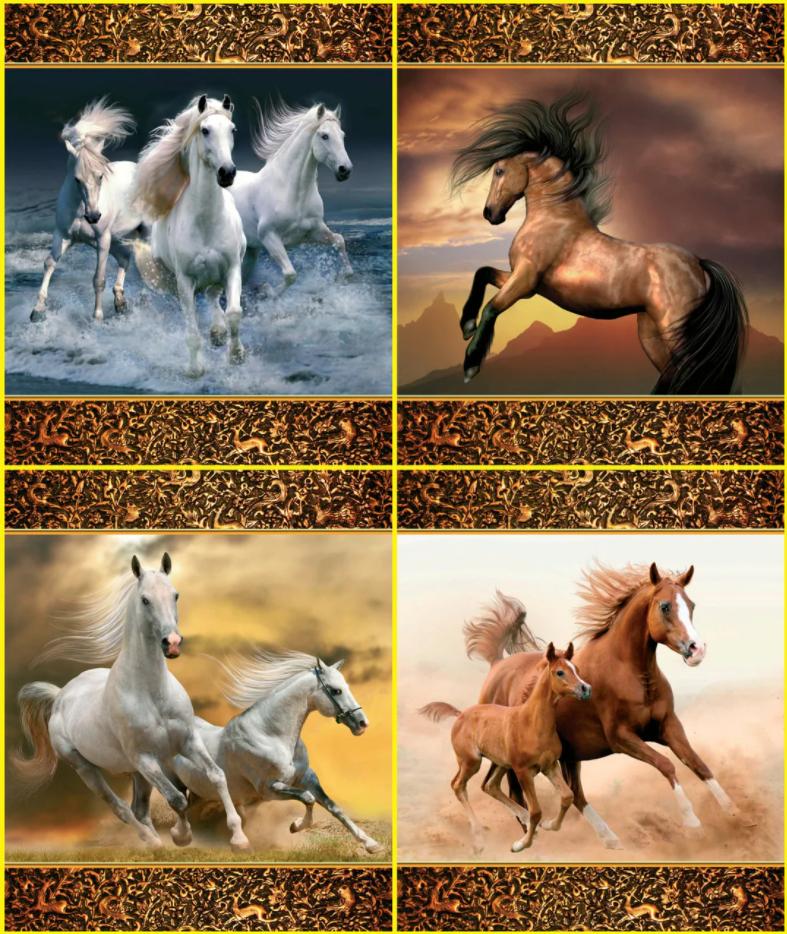 Тетрадь Тетрада Дикие лошади 48 листов 15 шт. (MCR-251544)