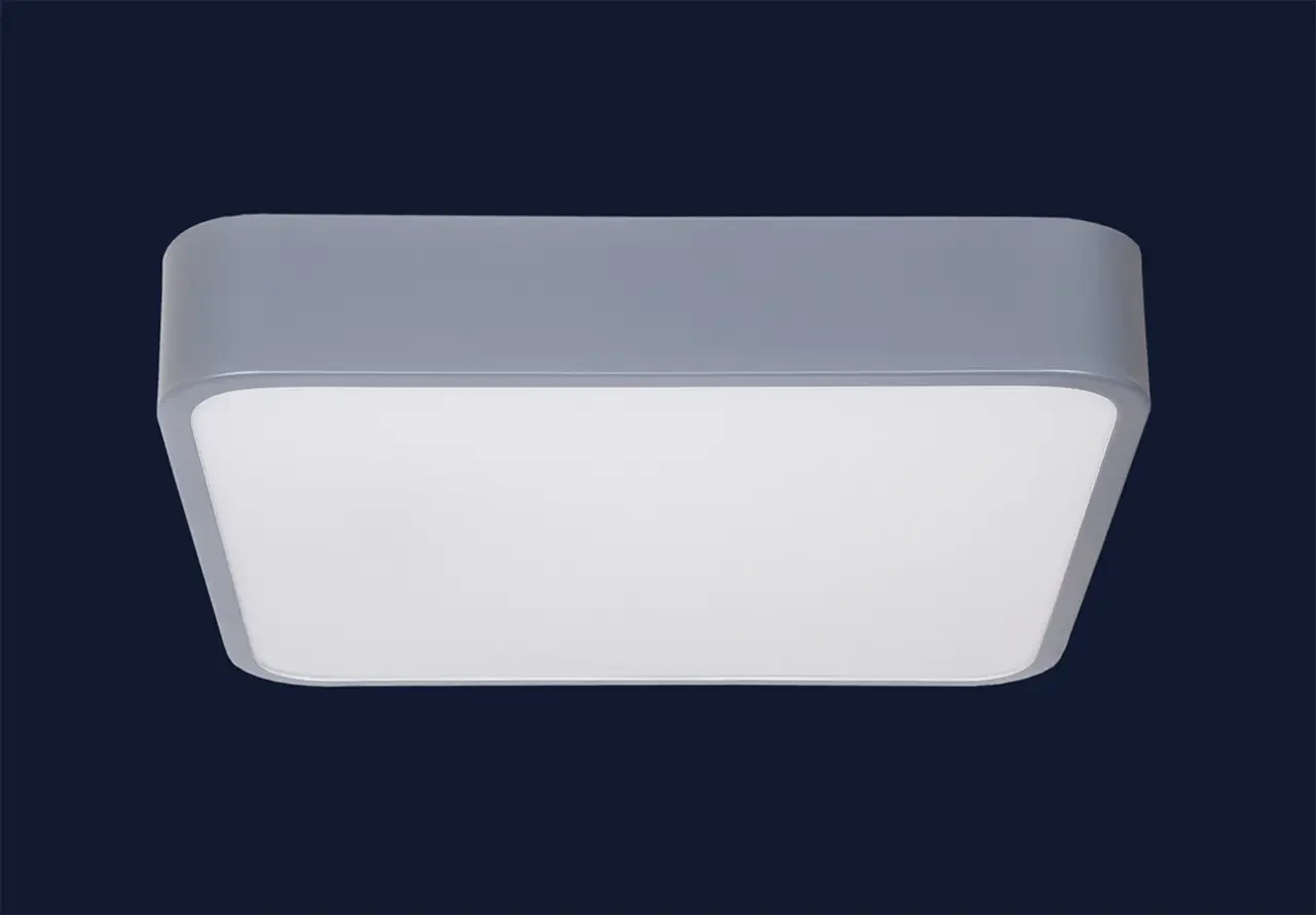Люстра потолочная светодиодная 752L70 50 см Grey (2334336026)