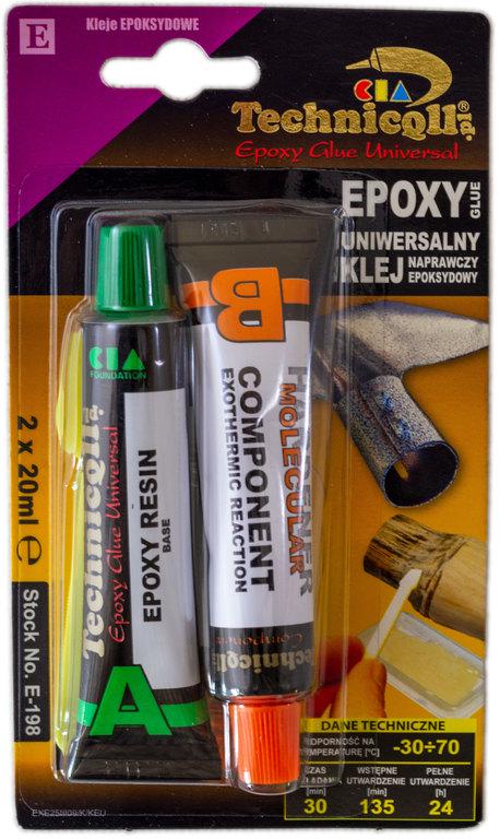 Клей епоксидний універсальний Technicqll у тюбику 20 мл по 2 шт. (000032457) Клей епоксидний універсальний Technicqll у тюбику 20 мл по 2 шт. (000032457)