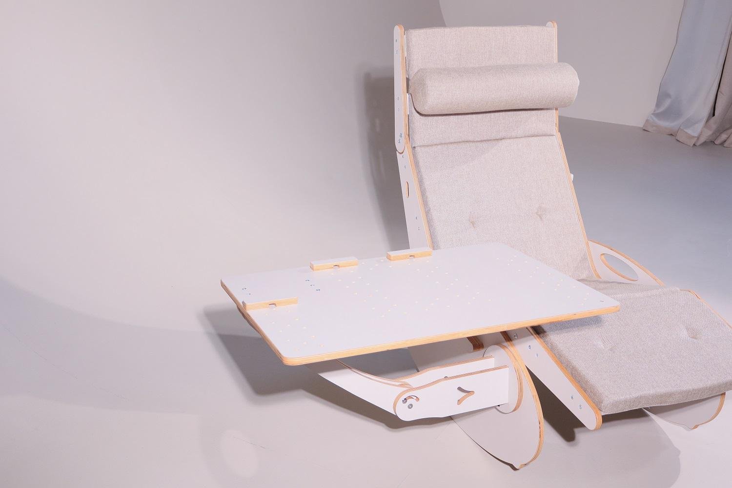 Стіл комп'ютерний трансформер ТО-17 для роботи напів-лежачи та лежачи Молочний - фото 21 Стіл комп'ютерний трансформер ТО-17 для роботи напів-лежачи та лежачи Молочний - фото 21