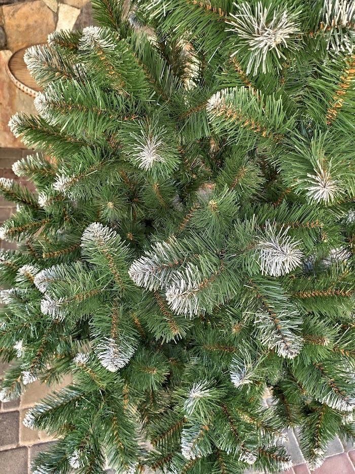 Елка искусственная Снежная Королева с подставкой с белым инеем 1,3 м Зеленый (С-1,3) - фото 3 Елка искусственная Снежная Королева с подставкой с белым инеем 1,3 м Зеленый (С-1,3) - фото 3