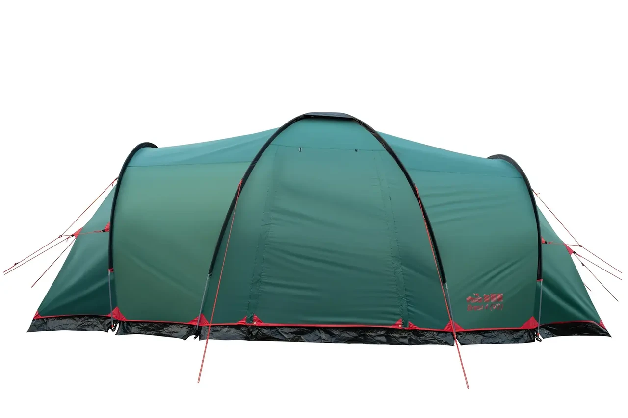 Палатка двухкомнатная Tramp Brest 6 v2 Зеленый (UTRT-083) - фото 4 Палатка двухкомнатная Tramp Brest 6 v2 Зеленый (UTRT-083) - фото 4