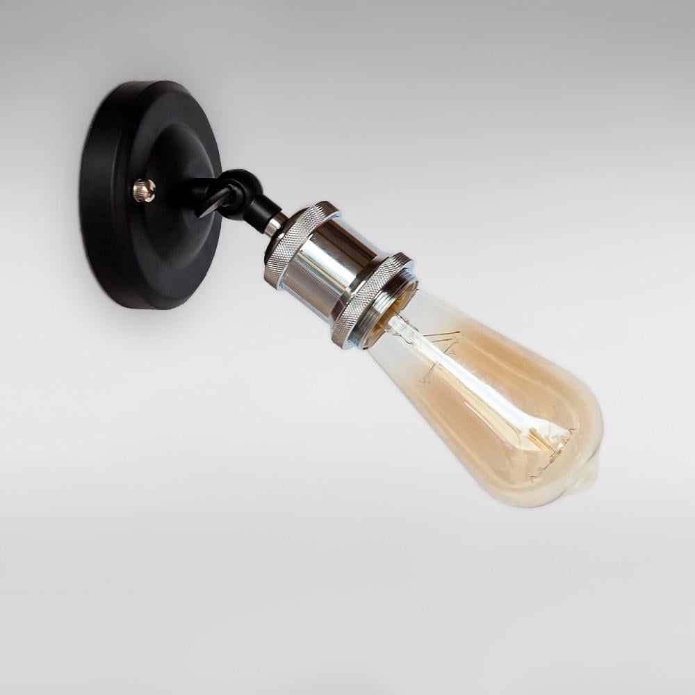 Світильник/бра настінний Light House LS-18708-1 Чорний/Хром