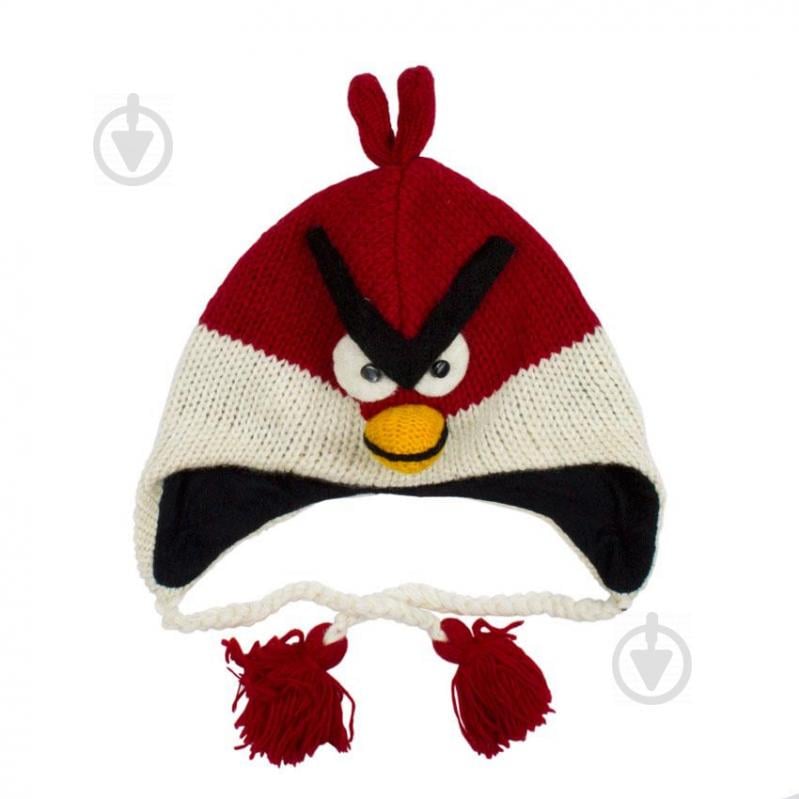 Шапка с ушками детская Kathmandu Animals Angry bird Оne size Красный (23040)