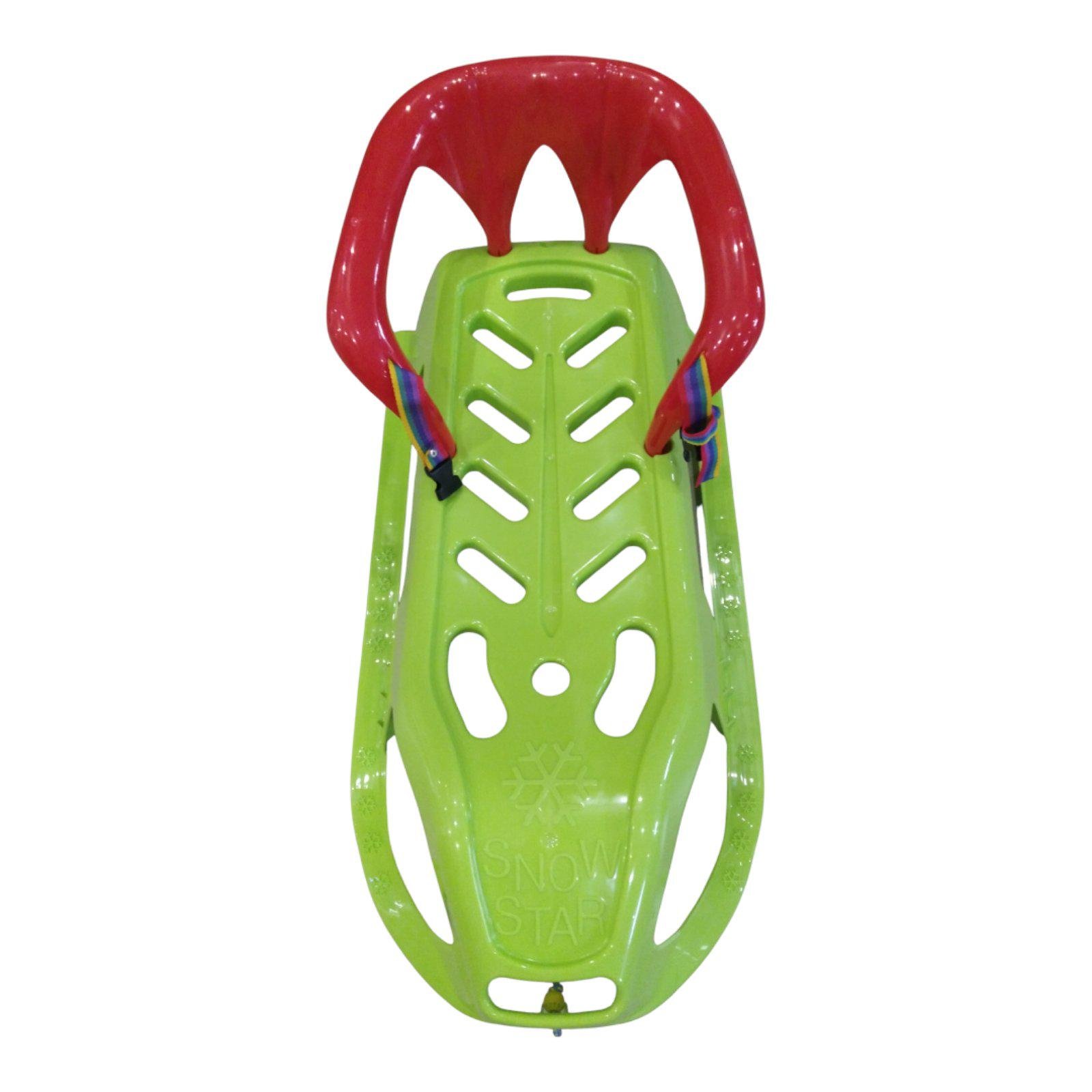 Санки-дитячі зі спинкою Marmat Snow Star Зелений (11120) - фото 5