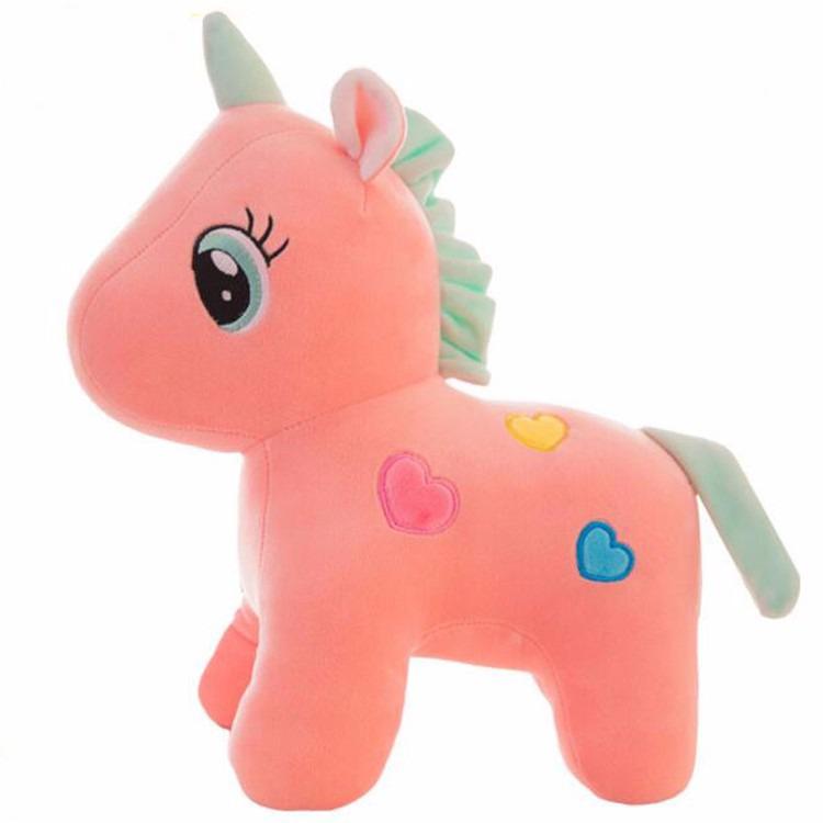 Мягкая игрушка Unicorn приятная на ощупь с воздушным наполнителем 40 см Розовый (b3de806f)