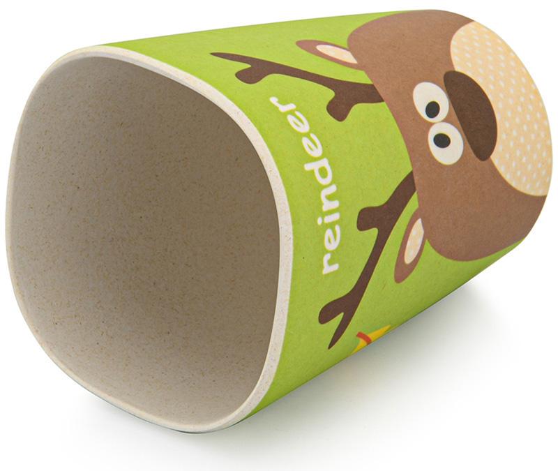 Набор детский 3 предмета Fissman Олень бамбуковое волокно 20 см - фото 7 Набор детский 3 предмета Fissman Олень бамбуковое волокно 20 см - фото 7