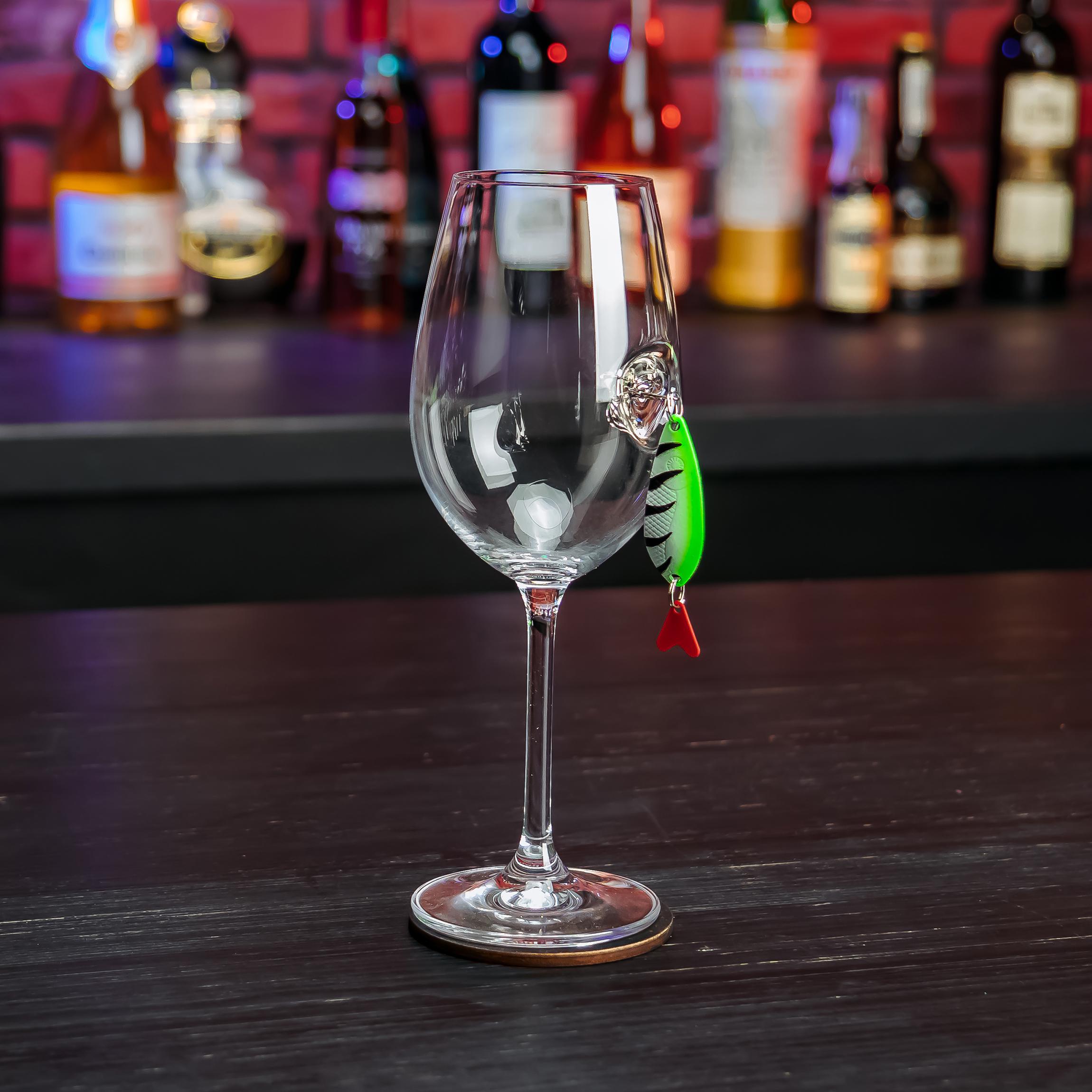 Бокал для вина VSKLO с блесной 350 мл (19483190) - фото 4 Бокал для вина VSKLO с блесной 350 мл (19483190) - фото 4