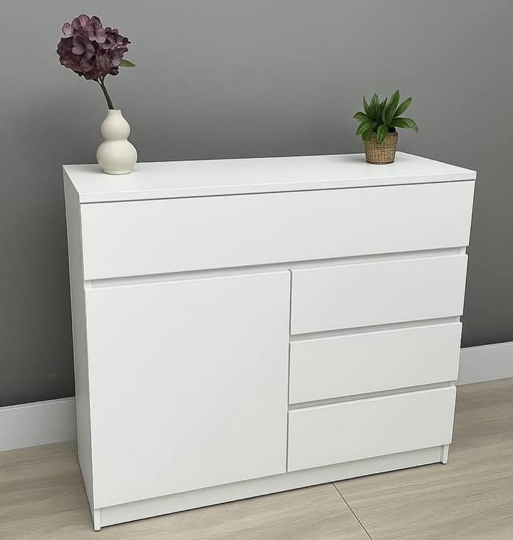 Комод Demetra 900х370х850 мм Білий (29012977)