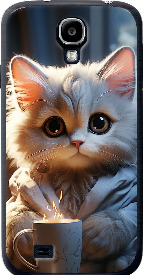 Чехол на Samsung Galaxy S4 i9500 White cat (5646t-13-42517) Чехол на Samsung Galaxy S4 i9500 White cat (5646t-13-42517)